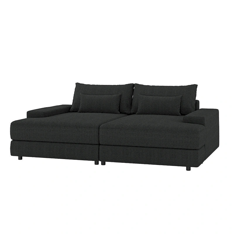 Conradus Modren Oversize 57  Deep Square Arm Sofa by HULALA HOME