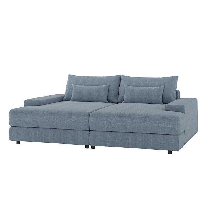 Conradus Modren Oversize 57  Deep Square Arm Sofa by HULALA HOME