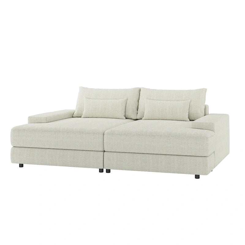 Conradus Modren Oversize 57  Deep Square Arm Sofa by HULALA HOME