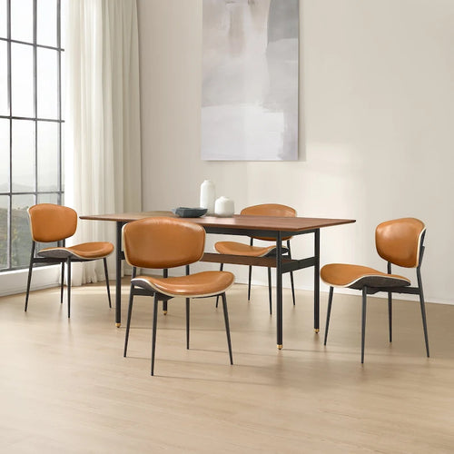 Chaises de salle à manger modernes Art Leon en bois courbé (lot de 2)