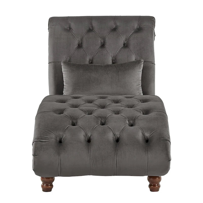 Knightsbridge Tufted Oversized Chaise Lounge by iNSPIRE Q Artisan