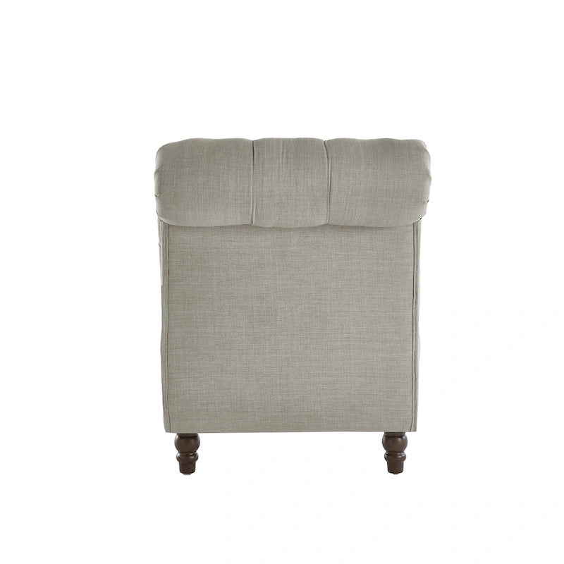 Knightsbridge Tufted Oversized Chaise Lounge by iNSPIRE Q Artisan