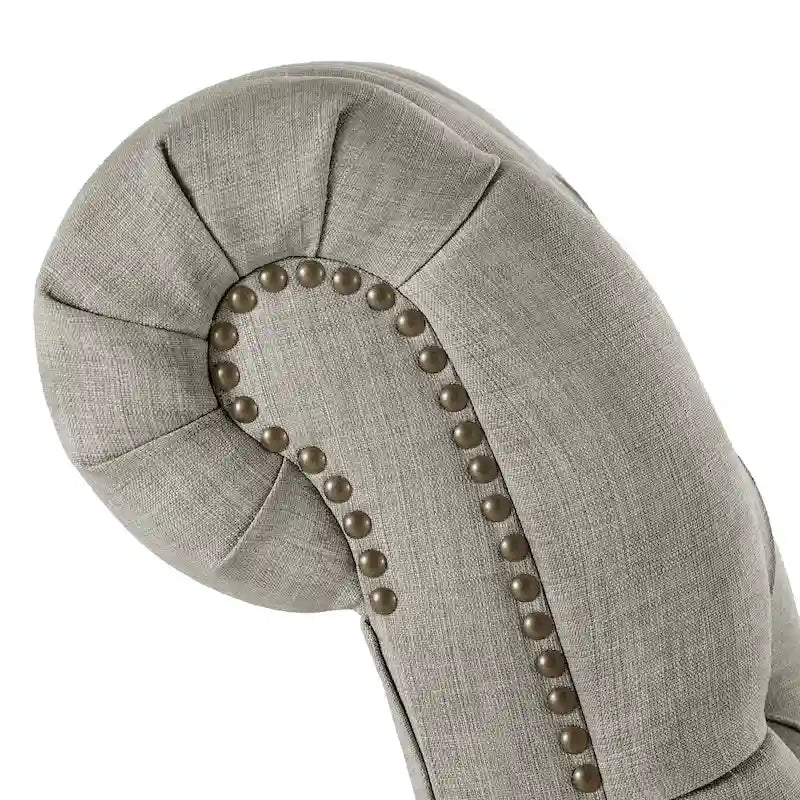 Knightsbridge Tufted Oversized Chaise Lounge by iNSPIRE Q Artisan