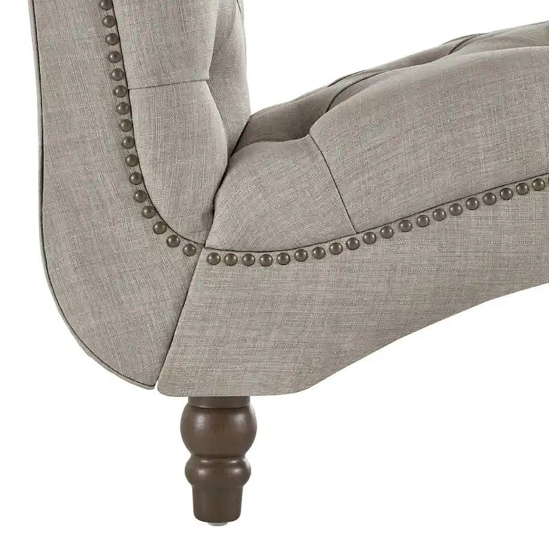 Knightsbridge Tufted Oversized Chaise Lounge by iNSPIRE Q Artisan