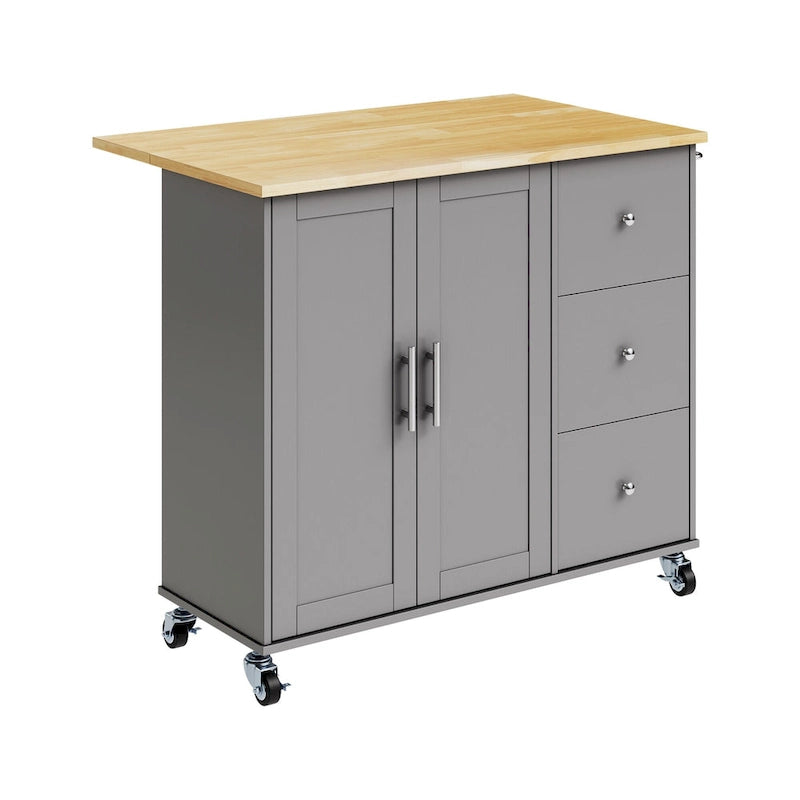 Futzca Storage Kitchen Island Cart - N/A