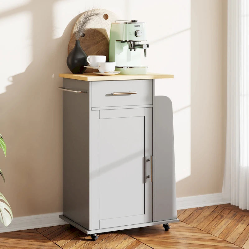 Futzca Storage Kitchen Island Cart - N/A