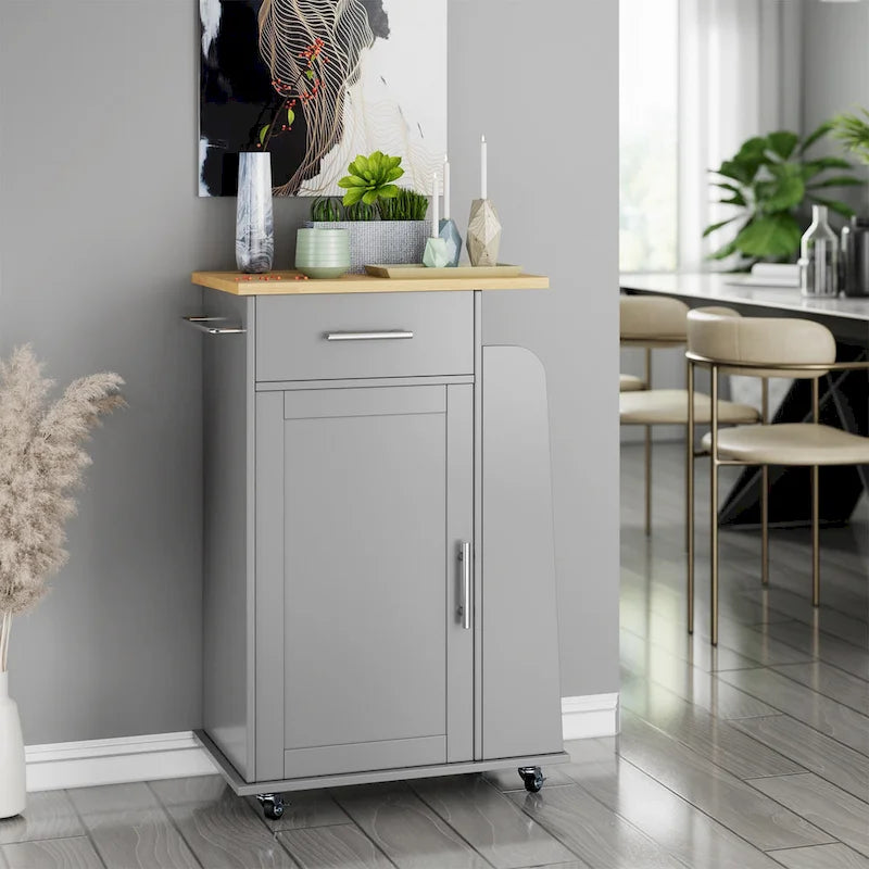 Futzca Storage Kitchen Island Cart - N/A