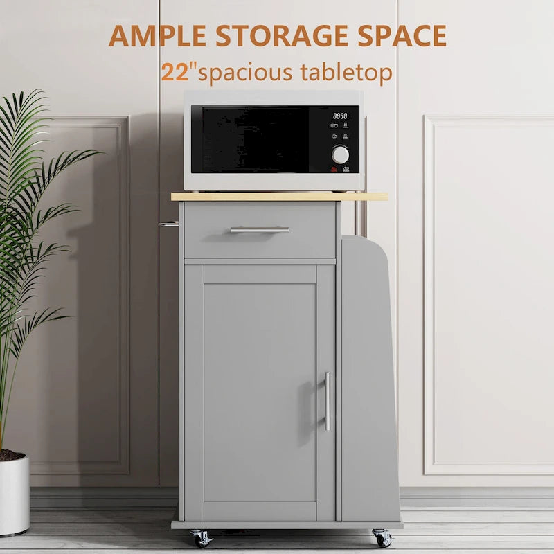 Futzca Storage Kitchen Island Cart - N/A