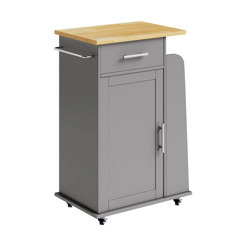 Futzca Storage Kitchen Island Cart - N/A