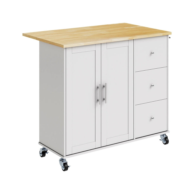 Futzca Storage Kitchen Island Cart - N/A