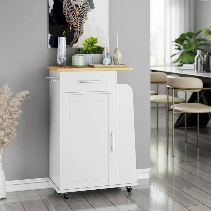 Futzca Storage Kitchen Island Cart - N/A