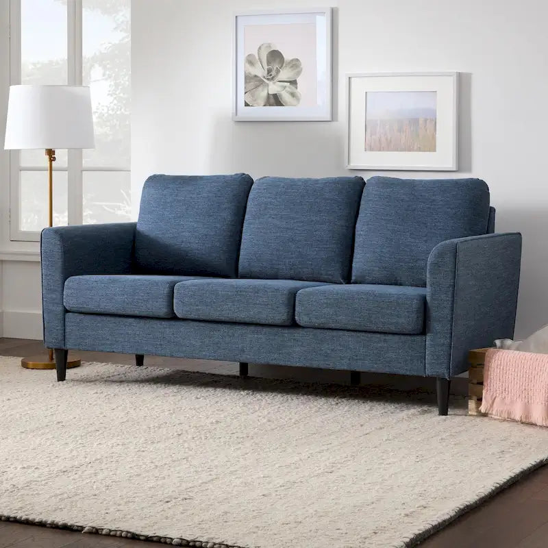 Brookside Clara 73  Upholstered Curved Arm Sofa