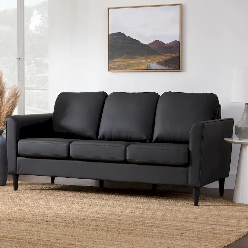 Brookside Clara 73  Upholstered Curved Arm Sofa
