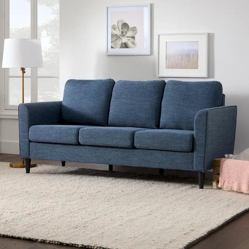 Brookside Clara 73  Upholstered Curved Arm Sofa