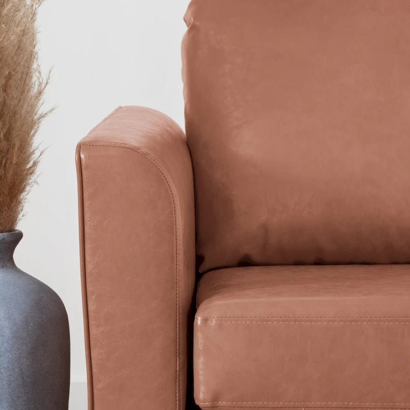 Brookside Clara 73  Upholstered Curved Arm Sofa