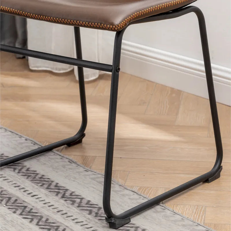 Roundhill Furniture Aryven Industrial 7-Piece Dining Set