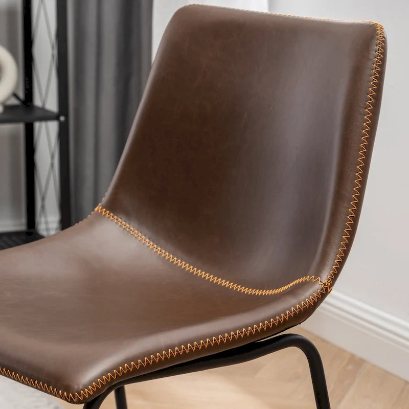 Roundhill Furniture Aryven Industrial 7-Piece Dining Set