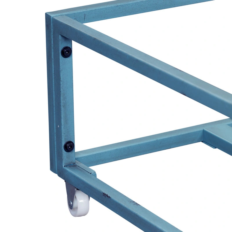 Vintage Series Distressed Metal Twin Metal Trundle