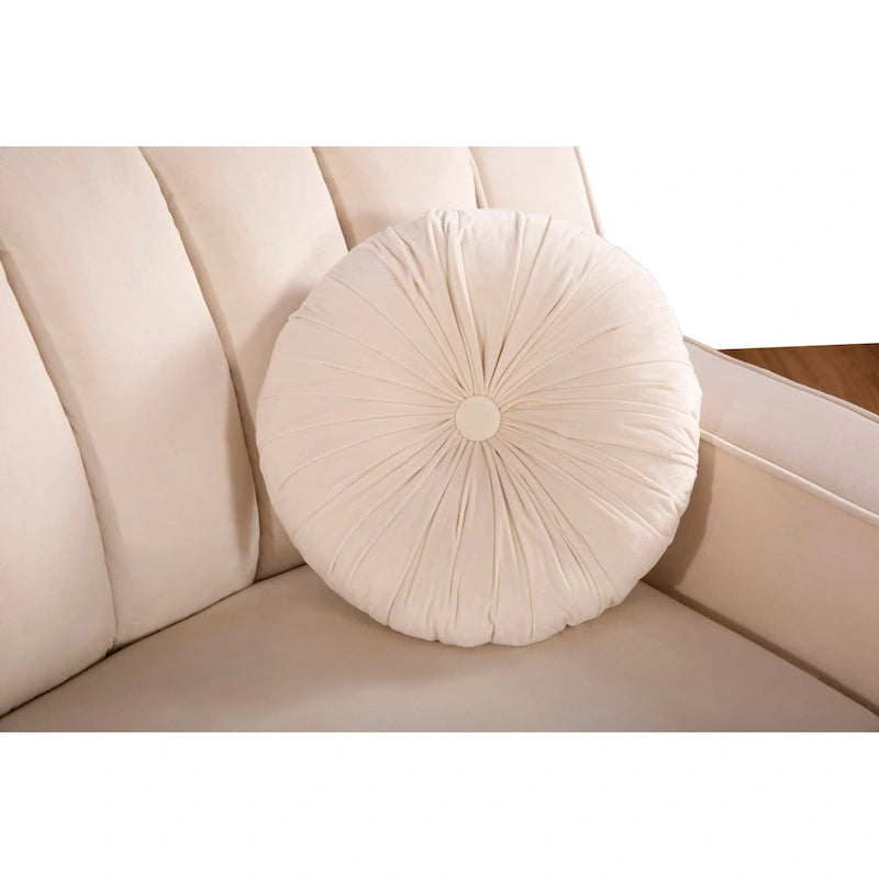 Velvet Symmetrical Modular U Shaped Curved Corner Sectional Sofas - 141  Wide