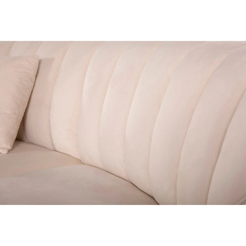 Velvet Symmetrical Modular U Shaped Curved Corner Sectional Sofas - 141  Wide