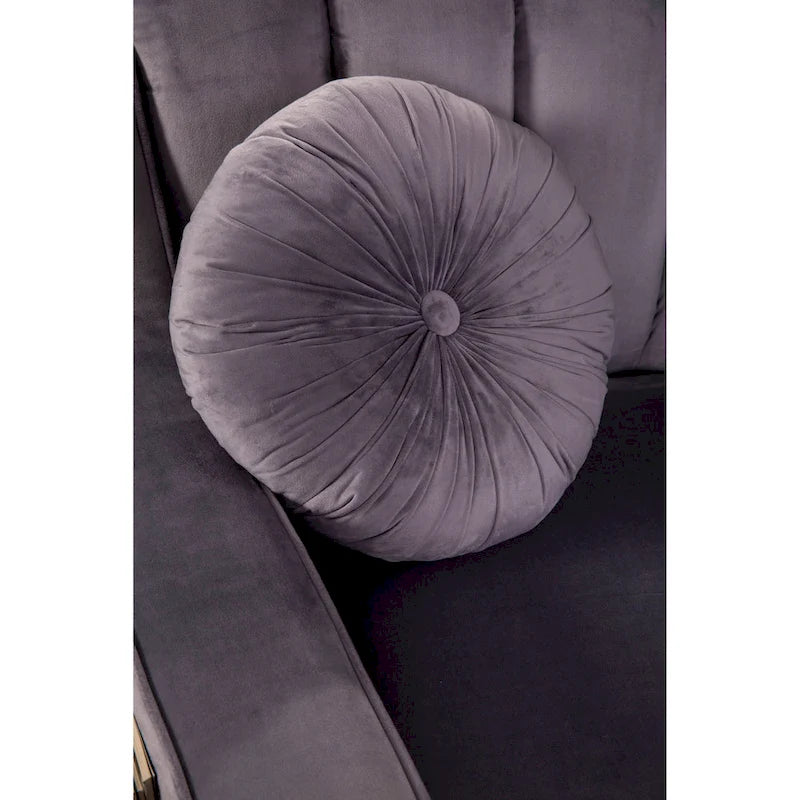 Velvet Symmetrical Modular U Shaped Curved Corner Sectional Sofas - 141  Wide