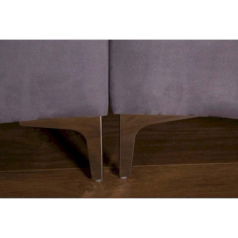 Velvet Symmetrical Modular U Shaped Curved Corner Sectional Sofas - 141  Wide