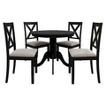 CraftPorch Rustic 5-piece Wooden Dining Set