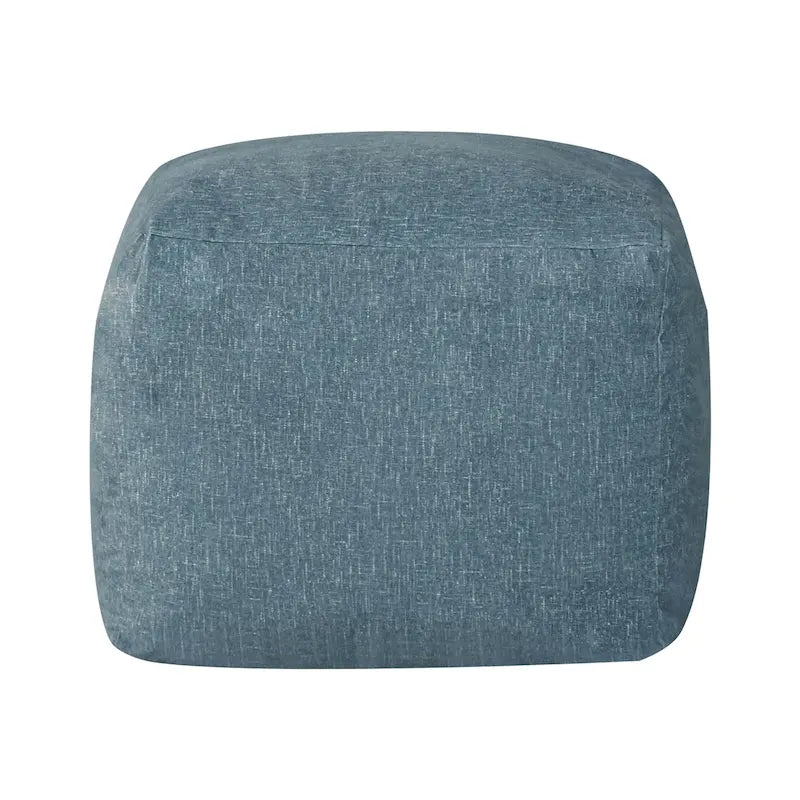 CraftPorch Glam 24 Inch Velvet Upholstered Pouf