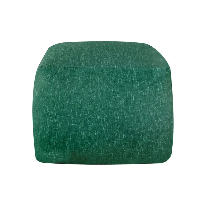 CraftPorch Glam 24 Inch Velvet Upholstered Pouf