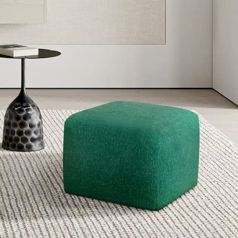 CraftPorch Glam 24 Inch Velvet Upholstered Pouf