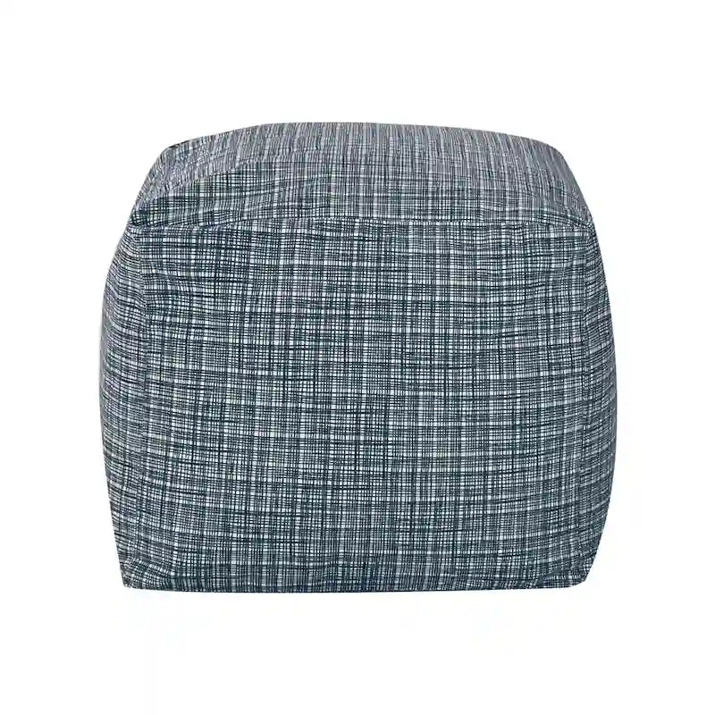 CraftPorch Glam 24 Inch Velvet Upholstered Pouf