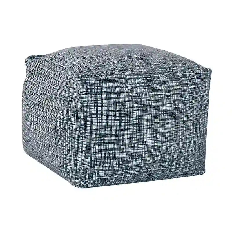 CraftPorch Glam 24 Inch Velvet Upholstered Pouf