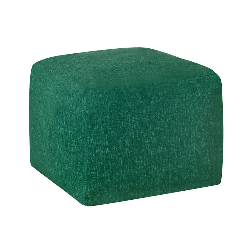 CraftPorch Glam 24 Inch Velvet Upholstered Pouf