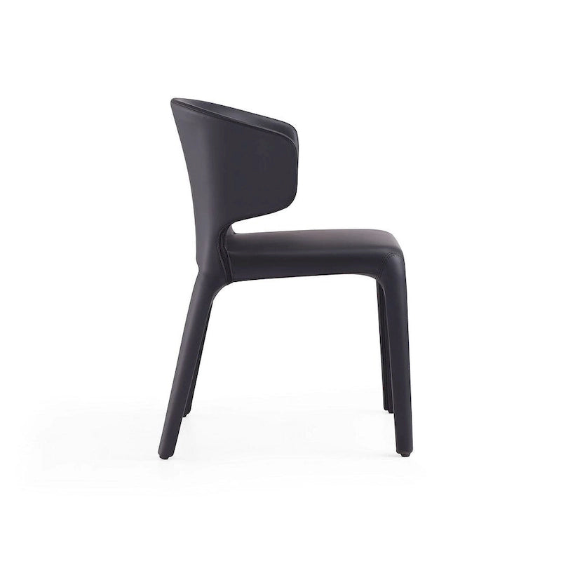 Conrad Cream Faux Leather Dining Chair (Set of 2)