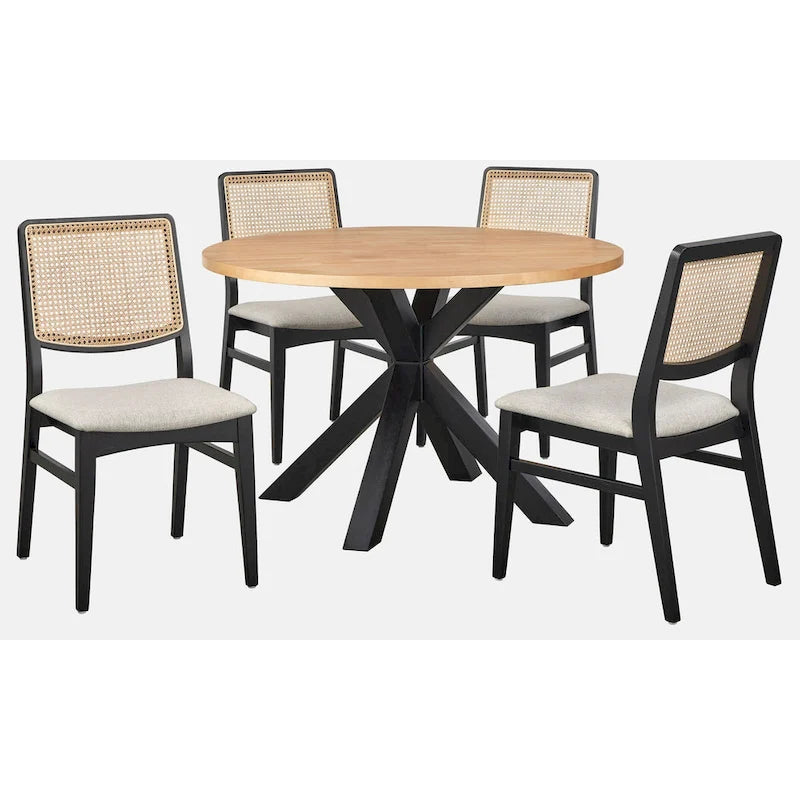 Lifestorey Gilcrest 5-piece Cane Dining Set