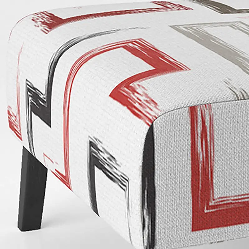 Designart  Multicolor Trendy Geometric   Upholstered Patterned Accent Chair and Arm Chair