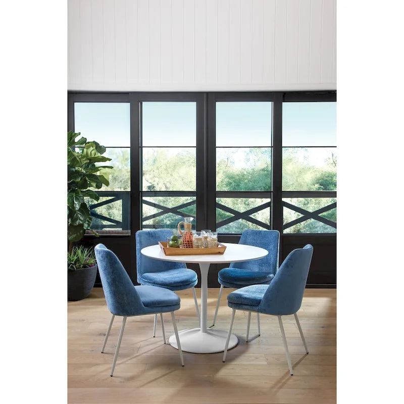 41.25  x 41.25  Flower Round Dining Table