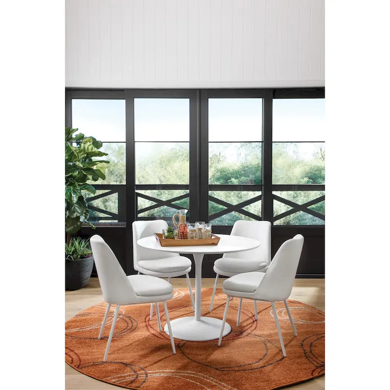 41.25  x 41.25  Flower Round Dining Table