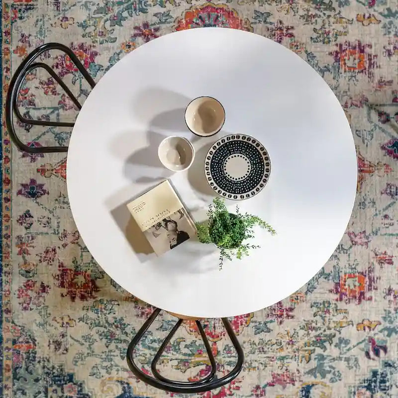 41.25  x 41.25  Flower Round Dining Table