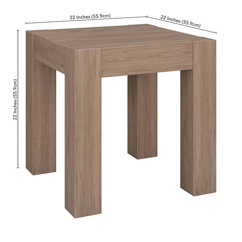 Langston 22  Wide Square Side Table - 22  Wide