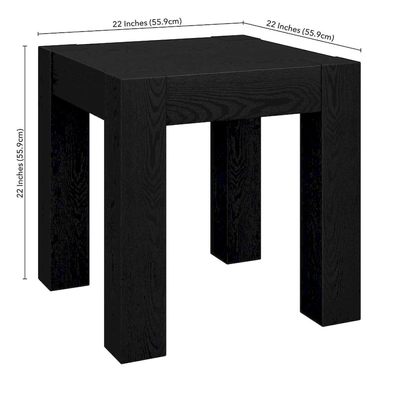 Langston 22  Wide Square Side Table - 22  Wide