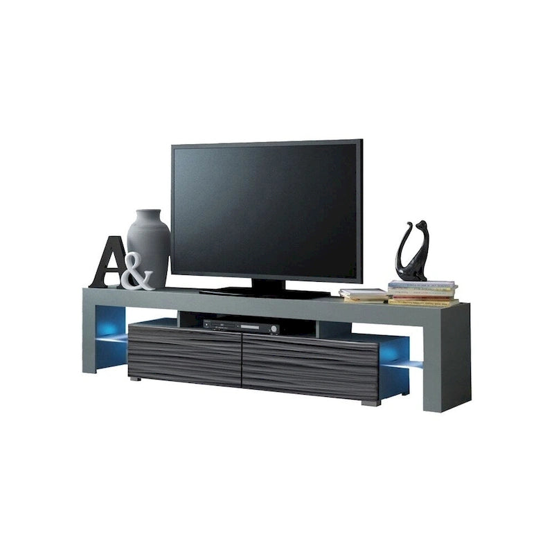 Milano 200 Modern 79-inch TV Stand with 16 Color LEDs