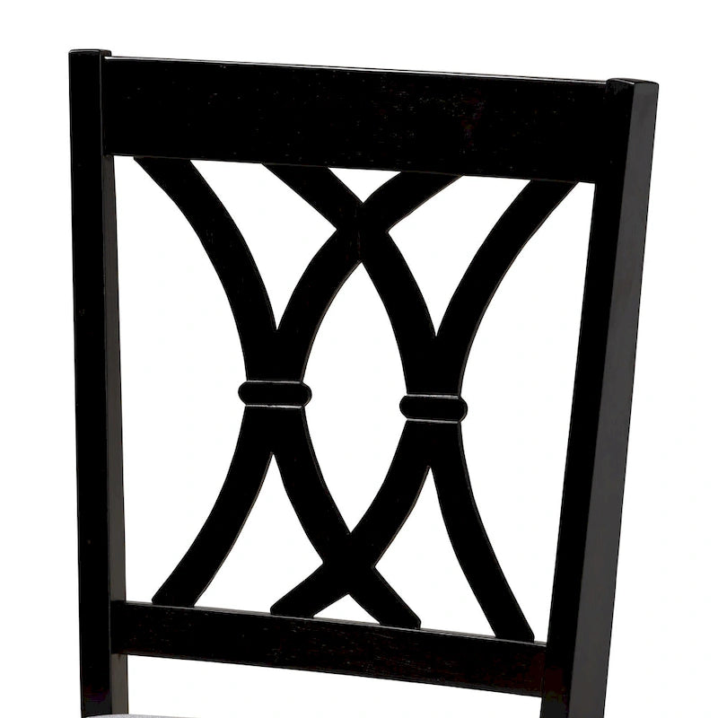 Reneau Modern and Contemporary Upholstered 2-Piece Dining Chair Set