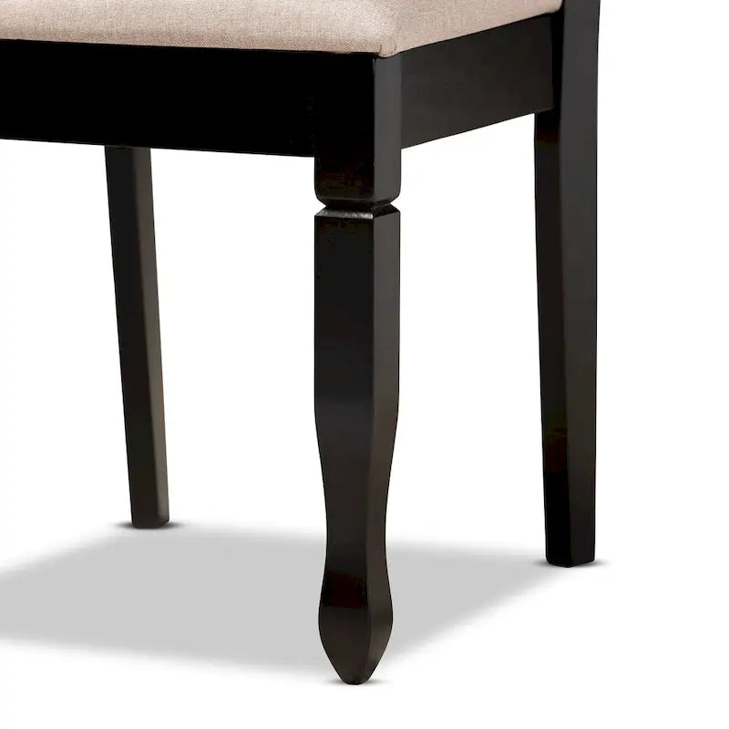 Reneau Modern and Contemporary Upholstered 2-Piece Dining Chair Set