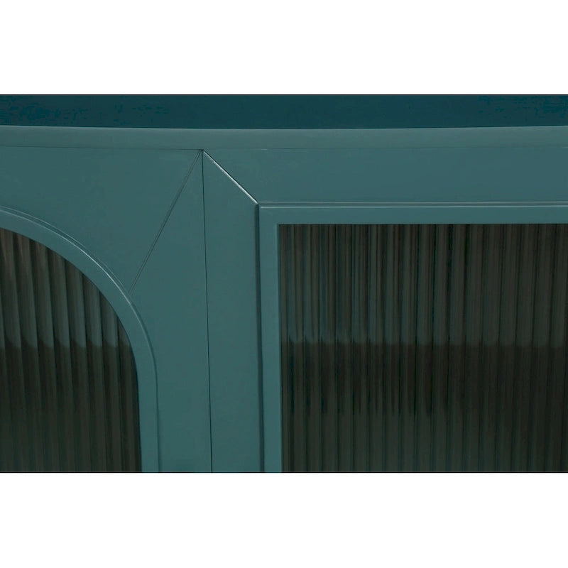 Wood Buffets Storage Cabinet with Adjustable Shelves