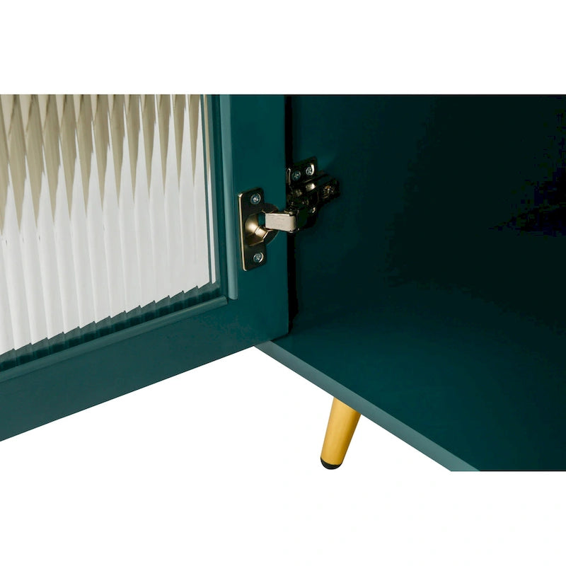 Wood Buffets Storage Cabinet with Adjustable Shelves