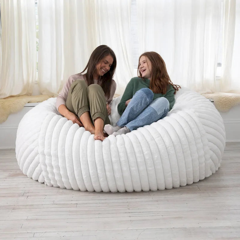 Jaxx 6 Foot Bean Bag, Loveseat, Sofa & Lounger - Mondo Fur