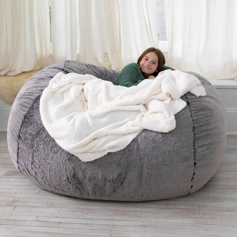 Jaxx 6 Foot Bean Bag, Loveseat, Sofa & Lounger - Mondo Fur