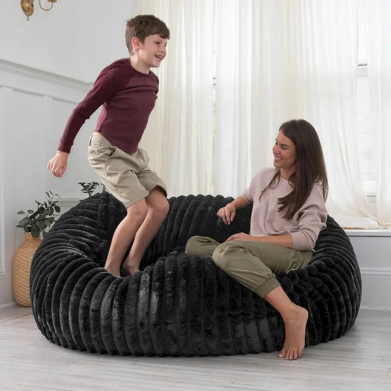 Jaxx 6 Foot Bean Bag, Loveseat, Sofa & Lounger - Mondo Fur