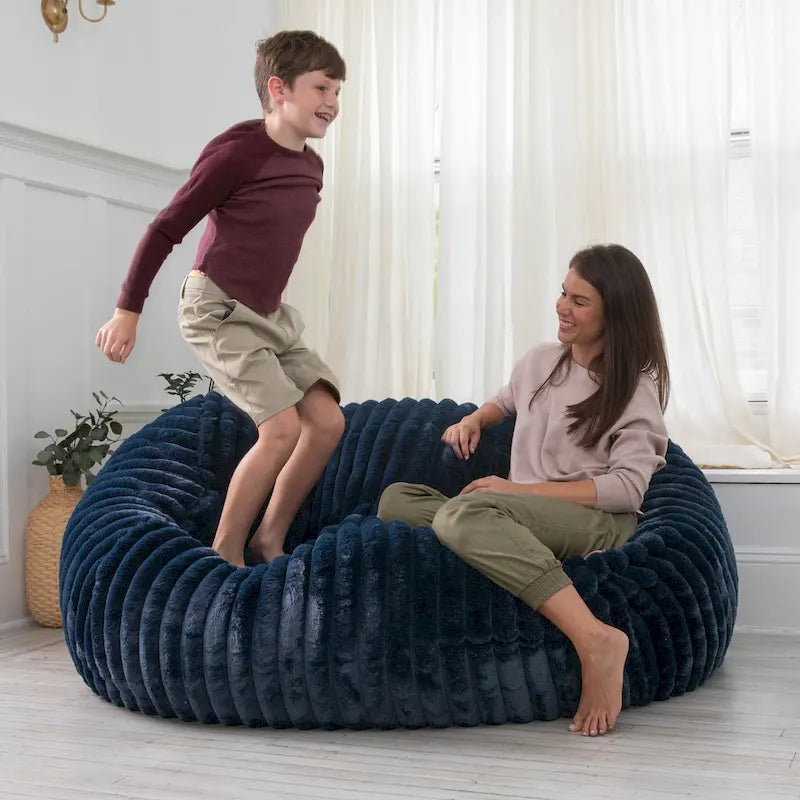 Jaxx 6 Foot Bean Bag, Loveseat, Sofa & Lounger - Mondo Fur
